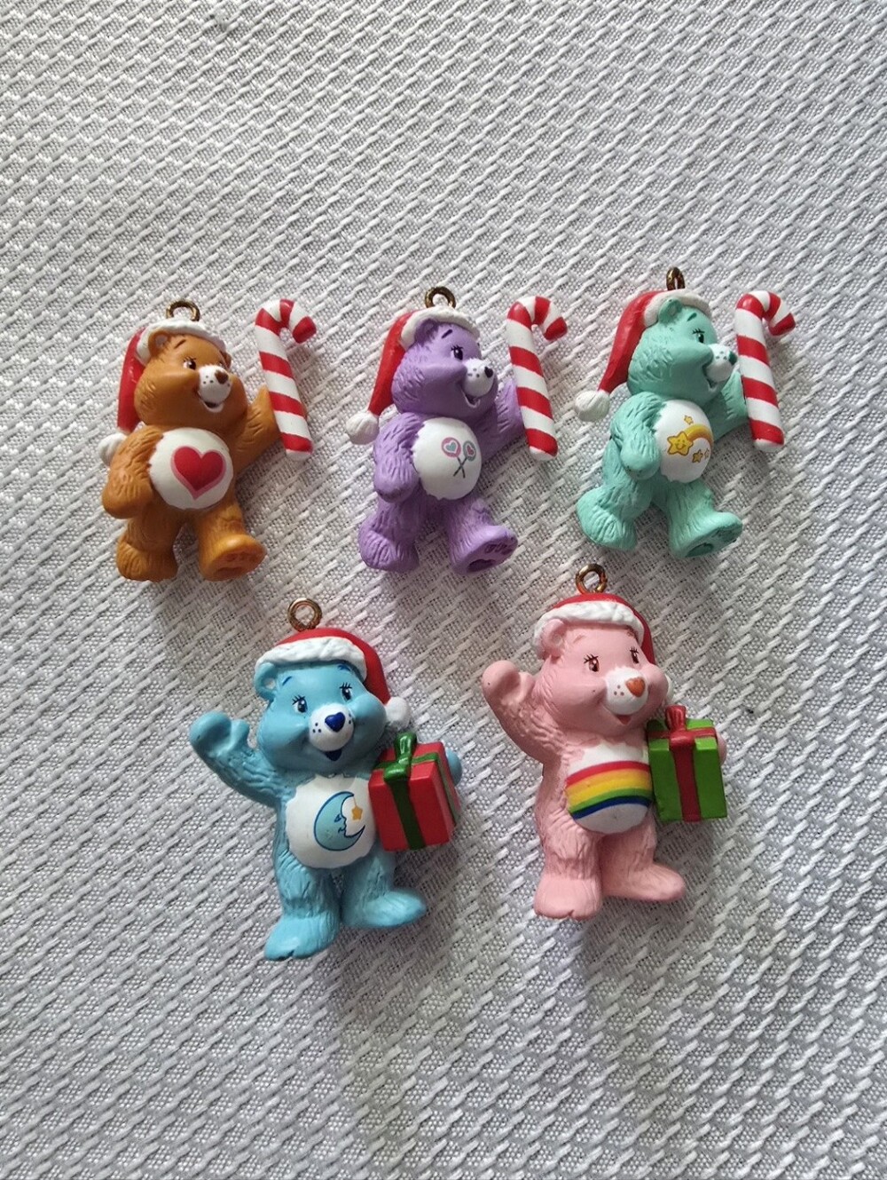 ❤️FINAL SALE- 5 Piece Care Bear Ornament Set